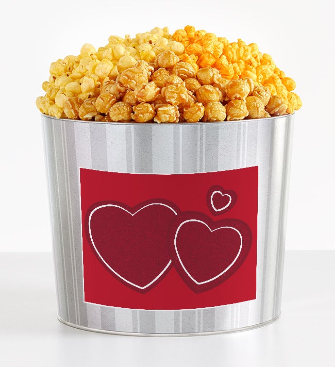 Tins With Pop® Double Red Hearts